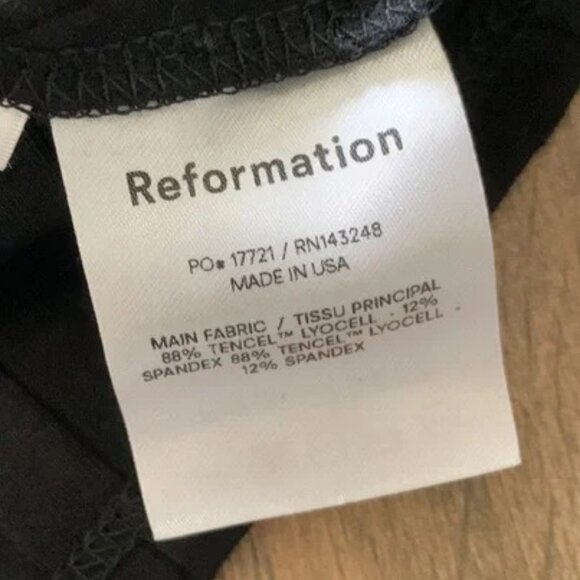 REFORMATION Vittoria Rib Long Sleeve Knit Dress. SZ L - Picture 5 of 5